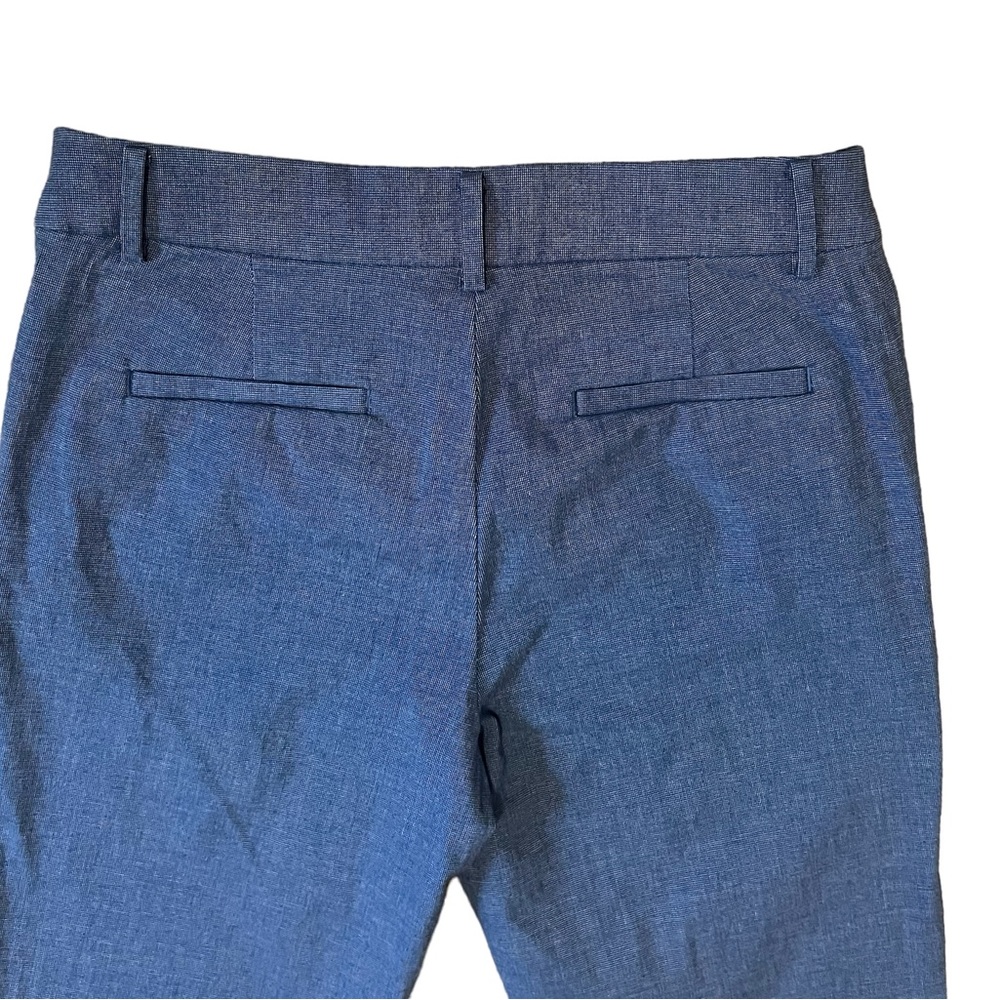 Loft, The Riviera Slim Blue Crop Pants, Size 4P, 1 3/4” Waist Band, Rise 9”. - Picture 9 of 10